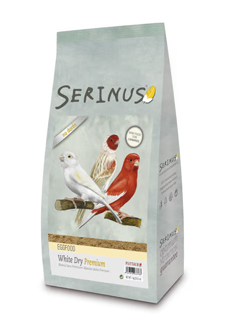 WHITE DRY PREMIUM EGGFOOD 5KG - מזון משלים לכנרים | Serinus